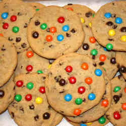 M&M cookies